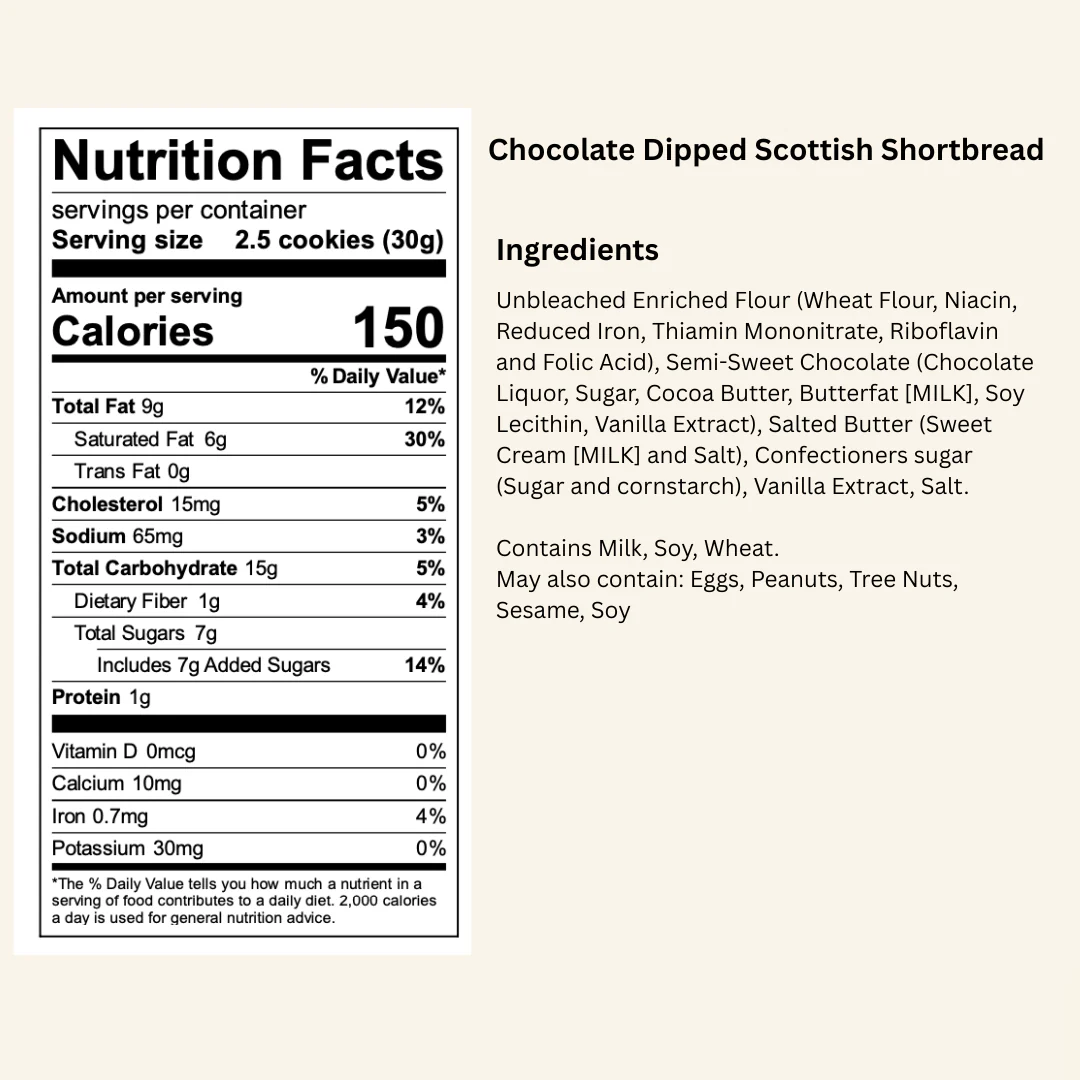 Chocolate Dipped Scottish Shortbread - Image 3